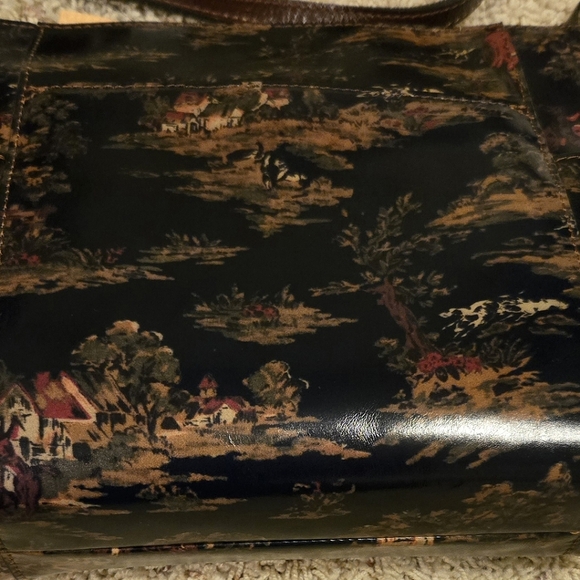 Patricia Nash Kent Countryside Aveley Multi Pocket Leather Suede Crossbody Bag - Picture 3 of 16